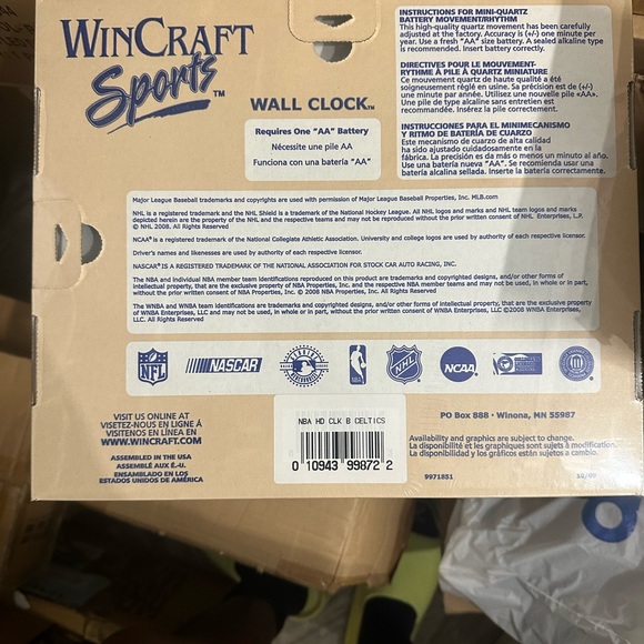 Boston Celtics clock - Picture 2 of 2